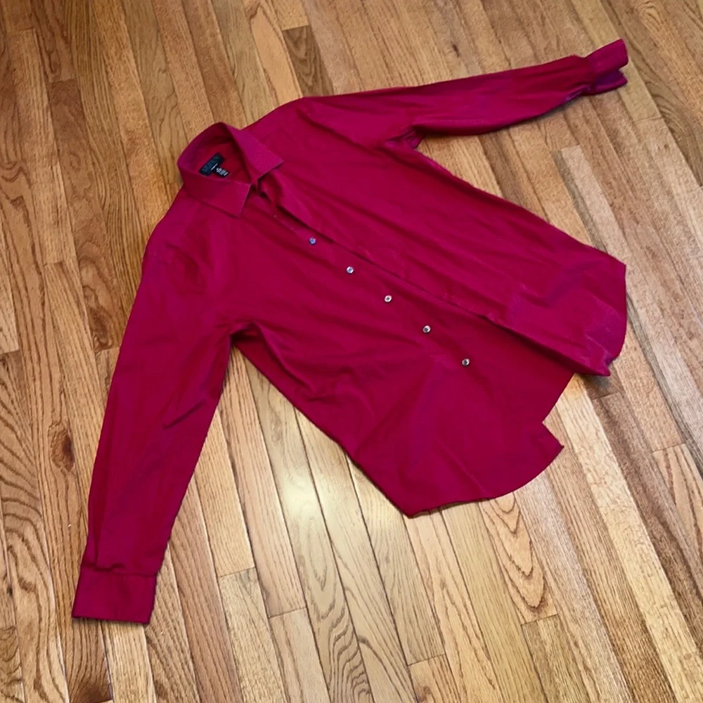ALFANI LONG SLEEVE BUTTON DOWN - Picture 1 of 7